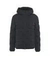 Peuterey Man Puffer Black Size S Polyester, Elastane In Black