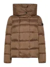 Peuterey Superlight Down Jacket Made From Recycled Fabric In Brown