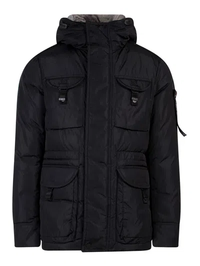 Peuterey Paddednylon Jacket In Black
