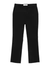 Peuterey Straight-leg Tailored Pants With Mid-rise Waist In Black