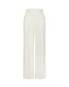 Peuterey Pantalone Sartoriale In Misto Lana Bianco
