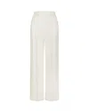 Peuterey Pantalone Sartoriale In Misto Lana Bianco
