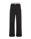 Peuterey Classic Tailored Trousers With Straight Leg Cut In Black