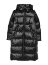 Peuterey Tailored Black Coat With Structured Design In Black