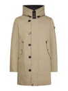 Peuterey Down Parka Ki 03 Beige In Brown