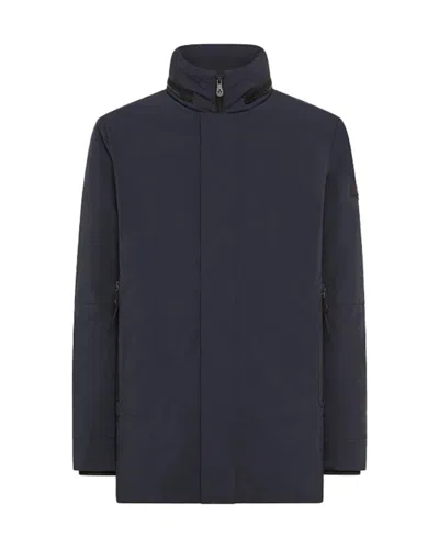 PEUTEREY PEEBLES SRT JACKET IN GRAPHITE BLUE