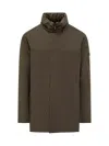 Peuterey Parka Green Military Minimal In Green