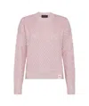 Peuterey Pink Aplacca Cotton Crew-neck Sweater