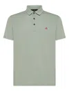 Peuterey Mezzola Green Piquet Polo In Green