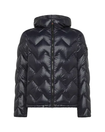PEUTEREY PIUMINO CON TRAPUNTA CHEVRON BLU