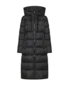 Peuterey Tailored Black Coat With Structured Silhouette And Timeless Design In Transparent