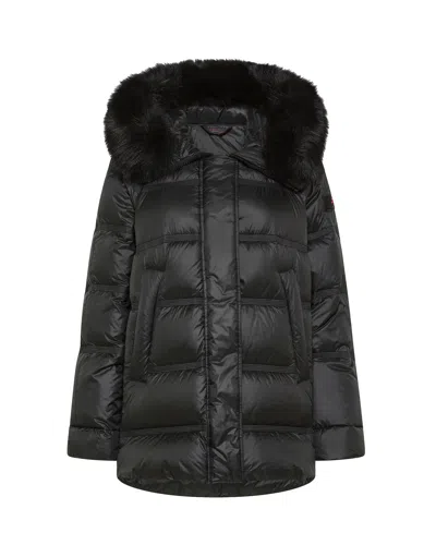 Peuterey Piumino Takan Mqn 04 Fur Nero In Black