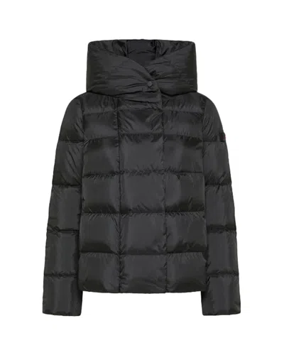 Peuterey Tucano Mqn 02 Quilted Down Jacket In Black