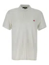 Peuterey Mezzola White Piquet Polo In White
