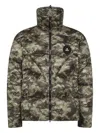 Peuterey Plurals X Tony Effe Takeoff Camou Down Jacket In Green