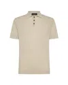 Peuterey Polo Classica In Tricot Di Cotone Beige In 859