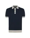 Peuterey Blue Tricot Polo