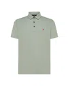 Peuterey Mezzola Green Piquet Polo In Green