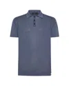 Peuterey Polo Classica In Tricot Di Cotone In Grey
