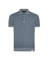 Peuterey Zeno 02 Polo In Grey Piqué Cotton In Grey