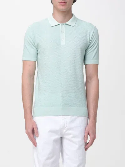 Peuterey Polo Shirt  Men Color Green In Blue