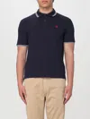 Peuterey Newmedinillastr01 Short-sleeved Polo Shirt In Blue