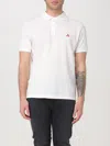 Peuterey Mezzola White Piquet Polo In White