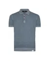 Peuterey Zeno 02 Polo In Grey Piqué Cotton In 793