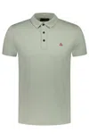 Peuterey Mezzola Green Piquet Polo In Multicolor