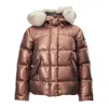 Peuterey Pink Polyester Full-length Jacket In Pink