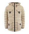 Peuterey Quilted Cotton Clothes In Nude