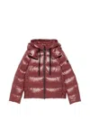 Peuterey Quilted Down Down Jacket In Red