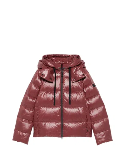 Peuterey Quilted Down Down Jacket In Red