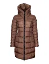 Peuterey Quilted Down Jacket In Brown
