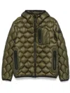 Peuterey Short Green Weiwei Down Jacket In Green