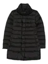 Peuterey Quilted High-neck Coat In Black