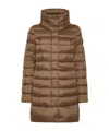 Peuterey Brown Down Jacket With High Collar In Brown