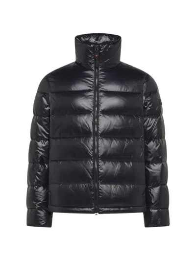 Peuterey Quilted High-neck Coat In Black