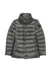 Peuterey Quilted High-neck Jacket In Gray