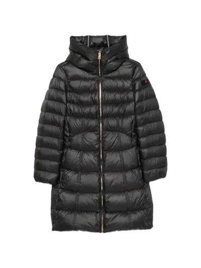 Peuterey Quilted Hooded Coat In Multi