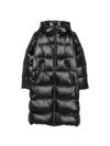 Peuterey Tailored Black Coat With Structured Design In Black