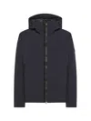 Peuterey Quilted Jacket With Hood In Blue