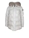 Peuterey Quilted Jacket With Large Quilts In White