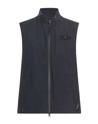 Peuterey Rain Man Vest Midnight Blue Size M Polyester In Black