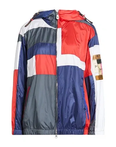 Peuterey Recycle Woman Jacket Navy Size S Polyamide, Polyester In Multi