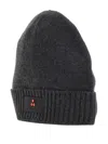 Peuterey Ribbed-cuff Beanie In Gray