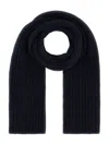 Peuterey Midnight Blue Nylon Blend Scarf In Blue