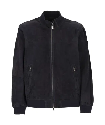 Peuterey Right-collar Casual Jacket In Black