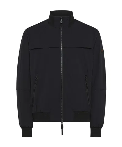 Peuterey Right-collar Zipper Casual Jacket In Black