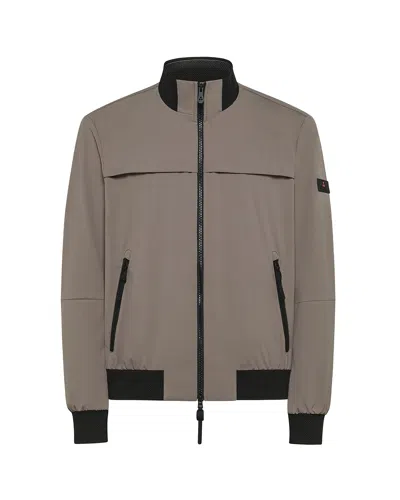 Peuterey Right-collar Zipper Casual Jacket In Gray